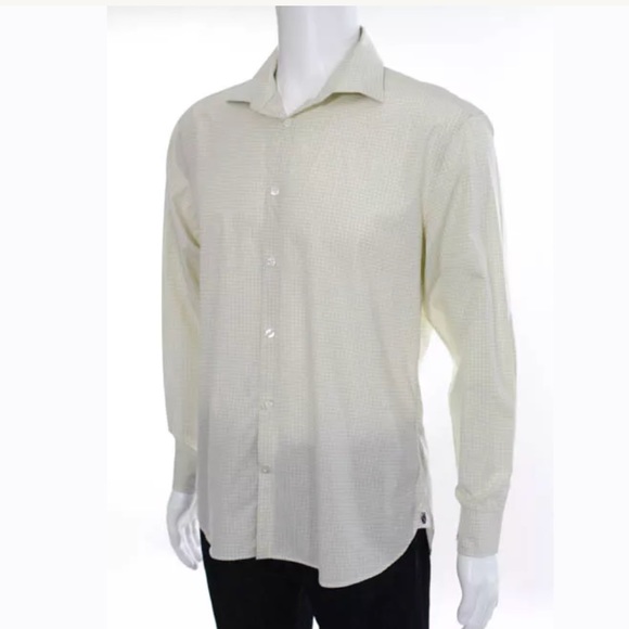 JOHN VARVATOS MENS SLIM FIT DRESS SHIRT SIZE 16 32 - Picture 3 of 8